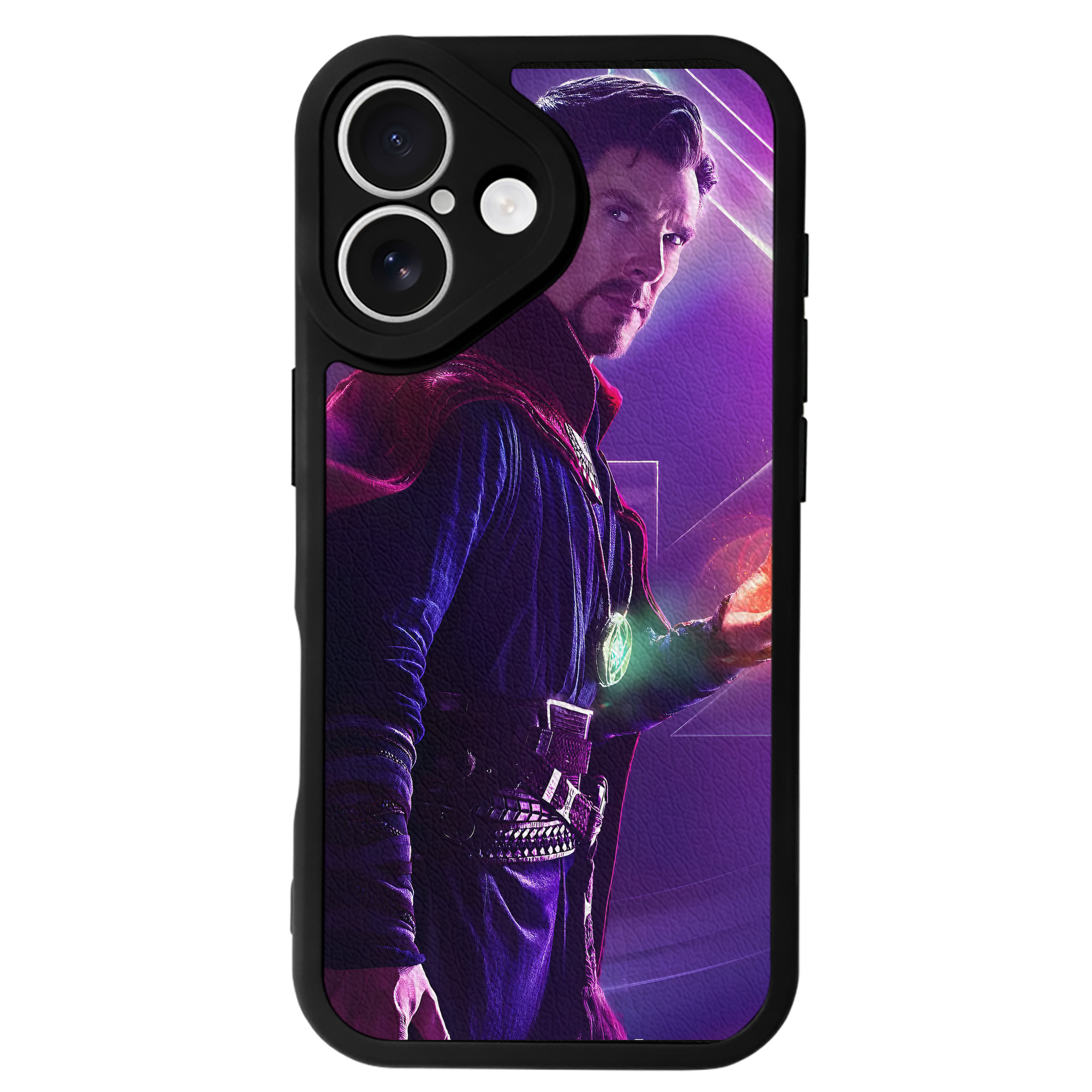 （画像用） アベンジャーズ The Avengers 【iPhone 16シリーズ対応】シリコンスマホケース（レザー調） 材質：シリコン